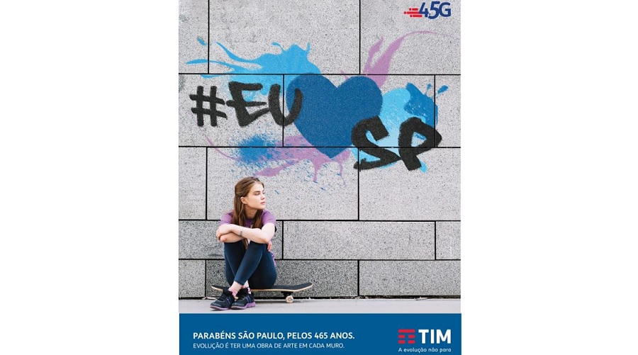 Para celebrar o aniversário de São Paulo, TIM promove ações na cidade