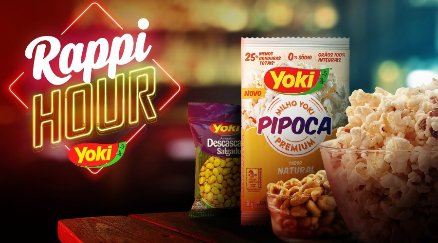 Yoki distribuirá 3 mil kits durante a 2° edição “Rappi Hour Yoki”