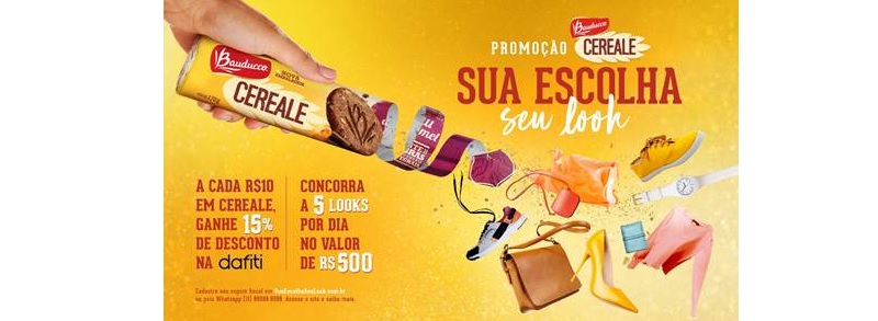 Bauducco Cereale lança promoção “Sua escolha seu look”