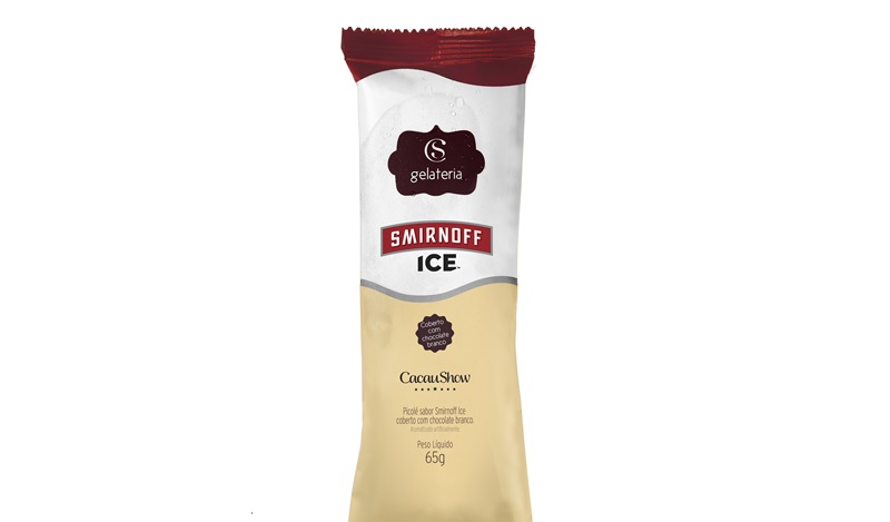 Cacau Show faz parceria com Smirnoff Ice e cria sabor inédito de gelato