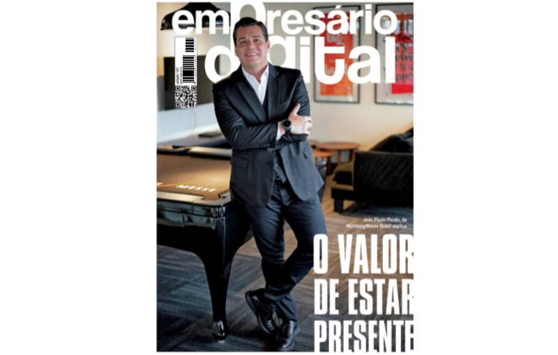 João Paulo Picolo, CEO da NürnbergMesse Brasil, é destaque na Revista Empresário Digital edição nº 197