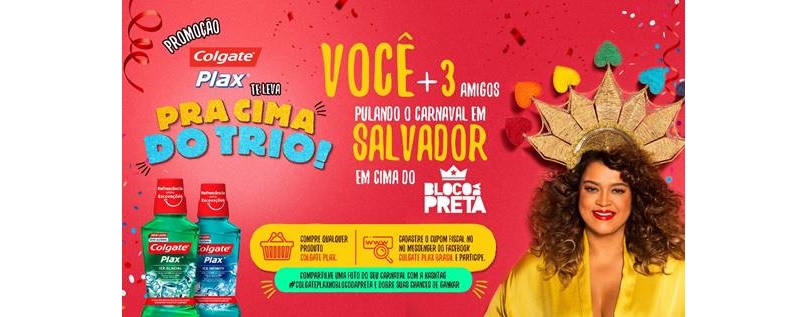 Colgate Plax leva consumidores para cima do Bloco da Preta em Salvador
