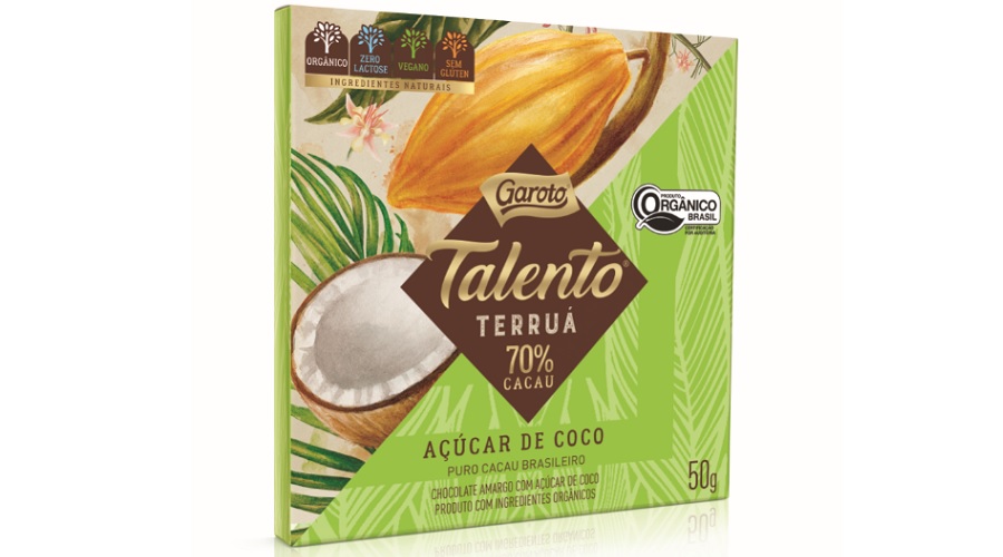 Garoto lança primeiro chocolate orgânico com nova linha Talento Terruá