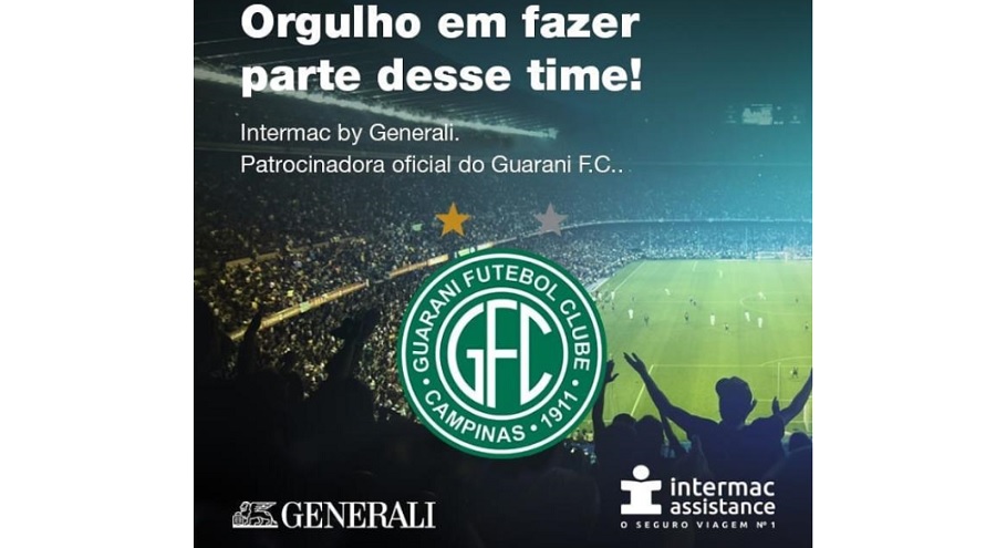 Generali Brasil e Intermac Seguros patrocinam o Guarani Futebol Clube