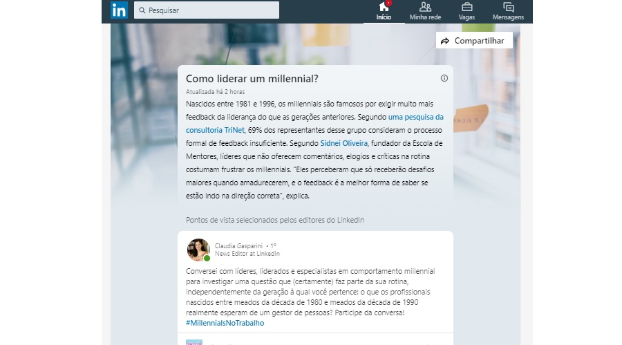 LinkedIn anuncia a chegada do recurso Storylines ao Brasil