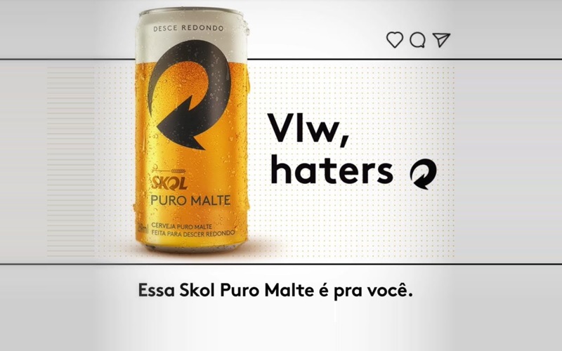 Skol se une a haters da marca para nova ação da versão Puro Malte