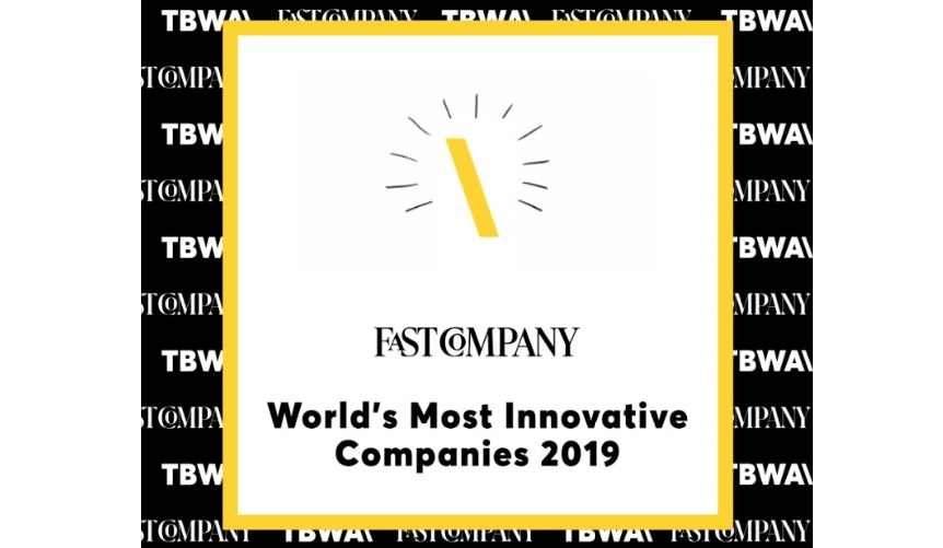 Fast Company nomeia TBWA uma das empresas mais inovadores do mundo para 2019