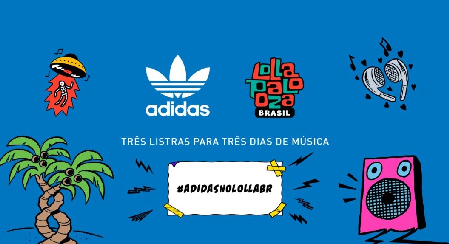 Adidas convida time de experts para montar looks para o Lollapalooza
