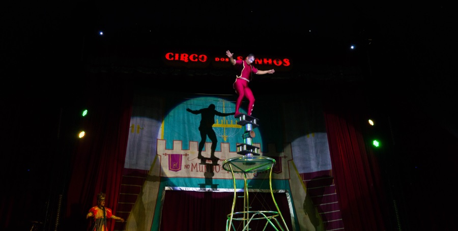 Marcos Frota apresenta Circo dos Sonhos e Atrium Shopping realiza ação promocional para o espetáculo