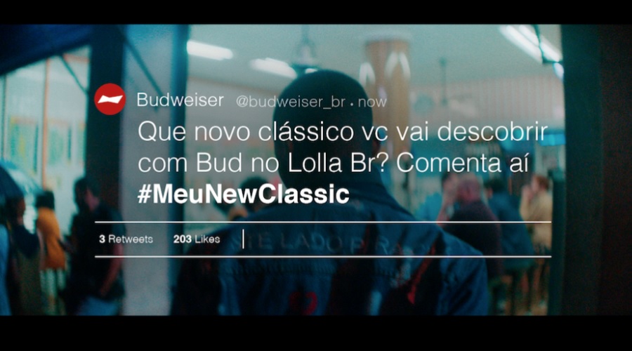 Budweiser convida público a fazer suas apostas para Lollapalooza Brasil 2019