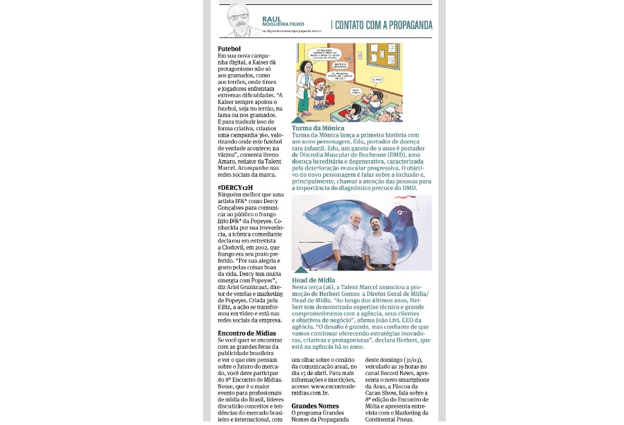 Confira os destaques da coluna ‘Contato com a Propaganda’ no jornal Folha de Alphaville desta sexta (29)