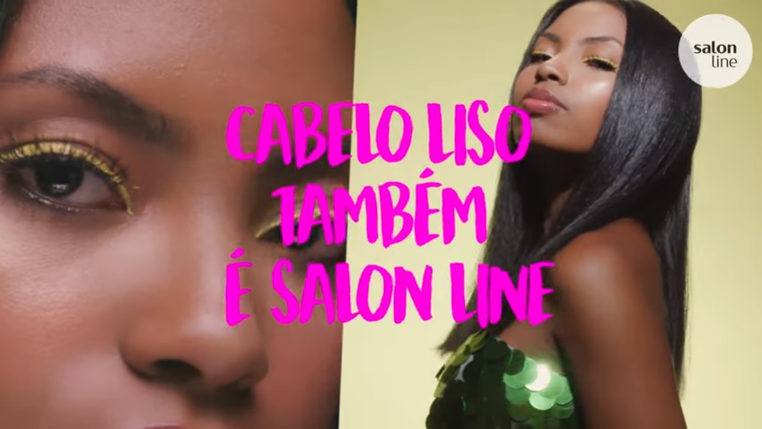 Salon Line lança campanha para linha de produtos ‘Meu Liso’