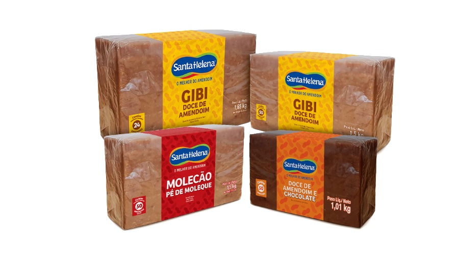 Santa Helena apresenta nova embalagem do Doce de Amendoim e Chocolate