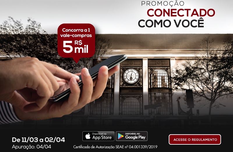 Shopping Pátio Paulista lança a promoção Conectado como Você