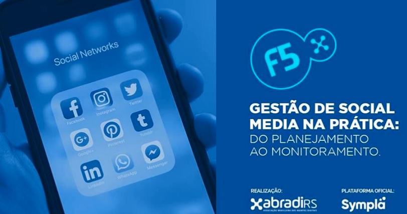 Gestão de Social Media é tema do F5 de abril da Abradi-RS