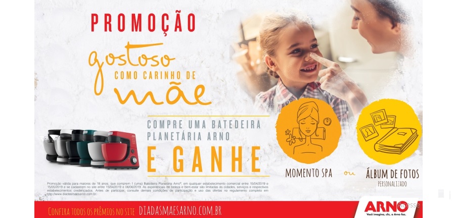 TLC Marketing cria promoção de Dia das Mães para Arno