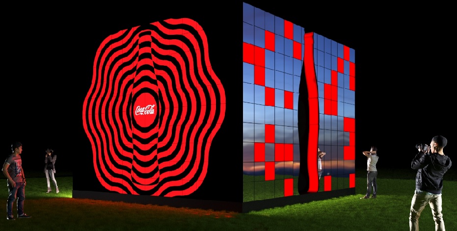 Coca-Cola leva instalação interativa para Lollapalooza