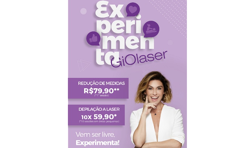 GiOlaser lança campanha “Experimenta”