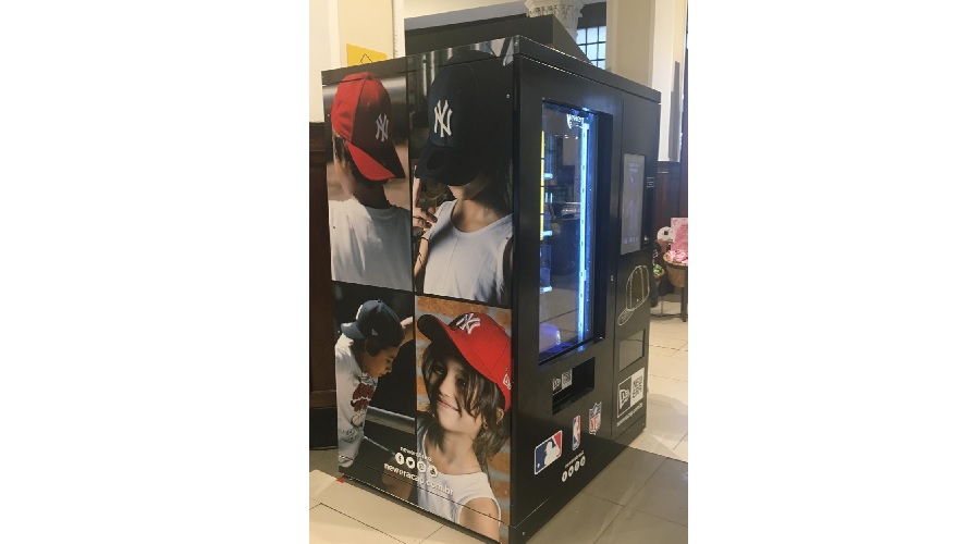 New Era anuncia a sua primeira vending machine de bonés no mundo