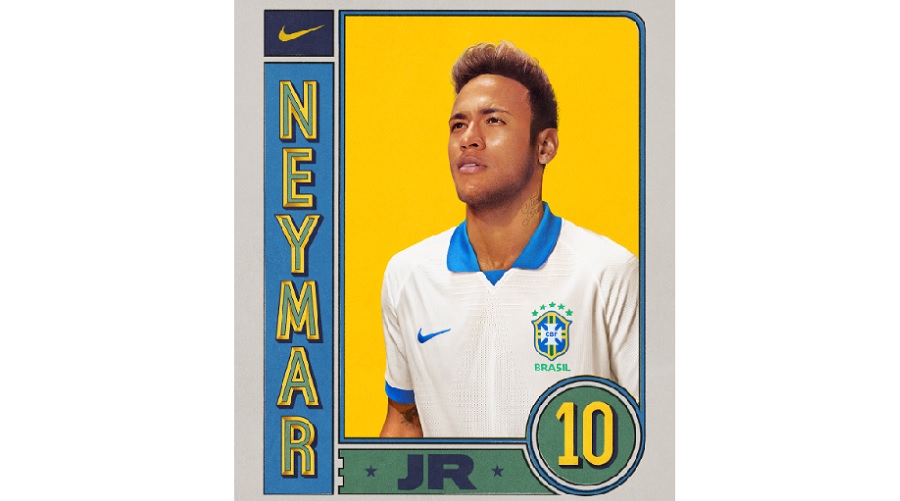 Em ação, Nike e CBF transformaram jogadores brasileiros em cartões