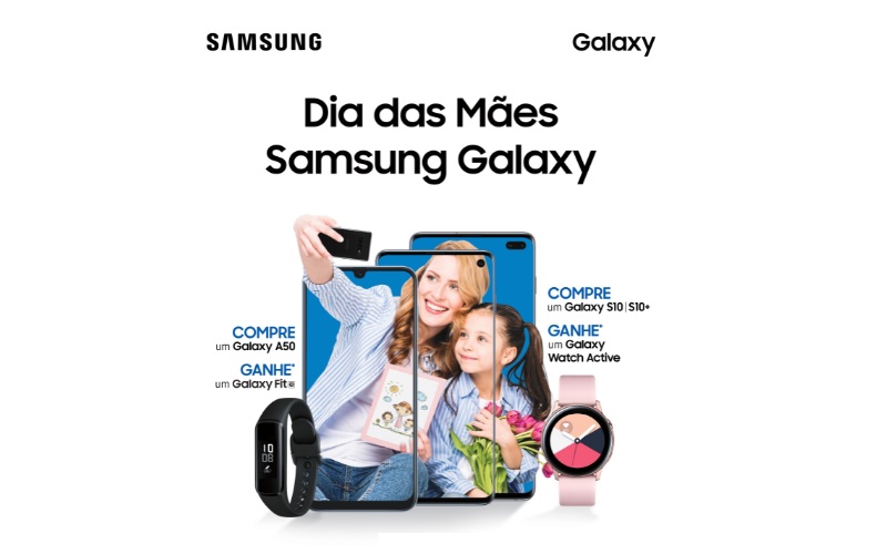 Samsung apresenta ação Dia das Mães Samsung Galaxy
