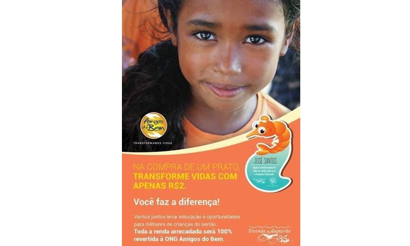 Vivenda do Camarão e a ONG Amigos do Bem firmam parceria em prol das crianças do sertão nordestino