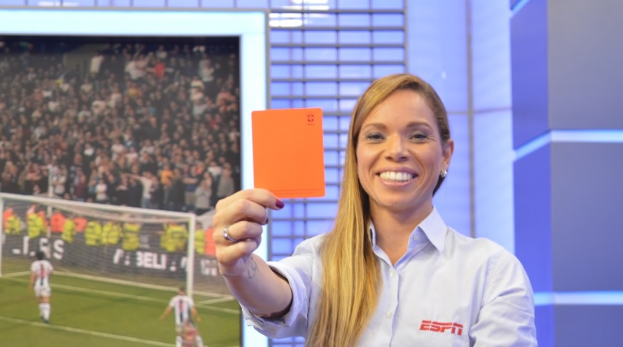 Renata Ruel é a nova comentarista  de arbitragem dos canais ESPN