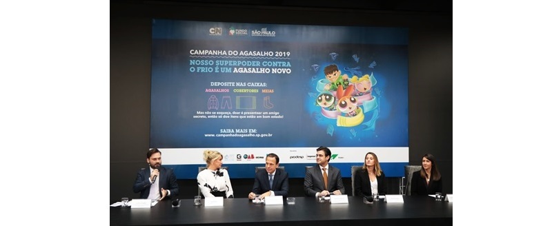 Governo de São Paulo lança campanha do Agasalho 2019