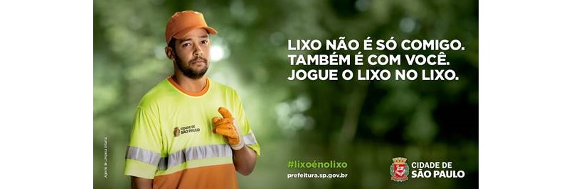 Nova/sb assina a campanha da Prefeitura #lixoénolixo