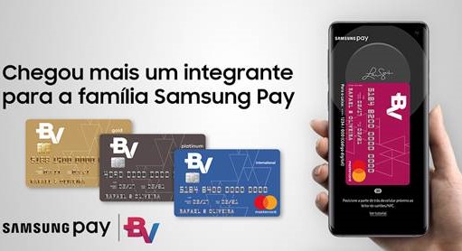 Samsung Pay anuncia parceria para cartões da BV