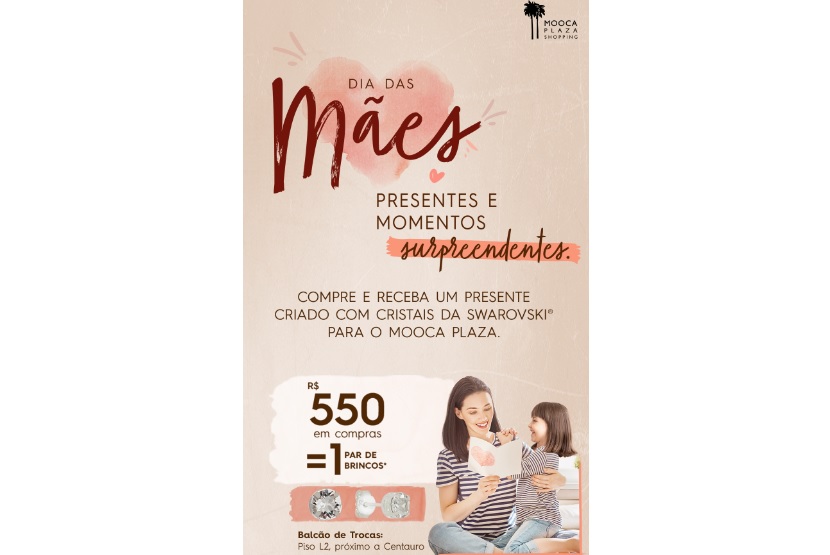 Shopping Center 3 promove ação para o Dia das Mães