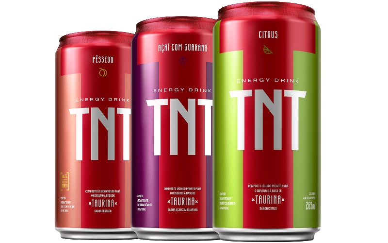 TNT Energy Drink lança novos sabores e troca sua identidade visual