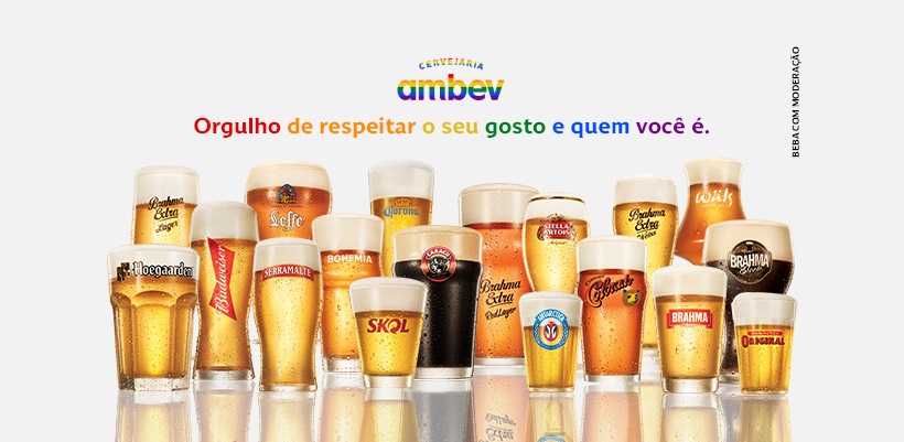Cervejaria Ambev lança campanha #OrgulhoDaMinhaHistoria