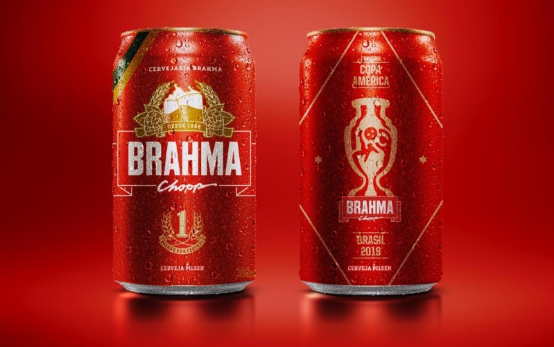Brahma cria lata especial para a Copa América 2019