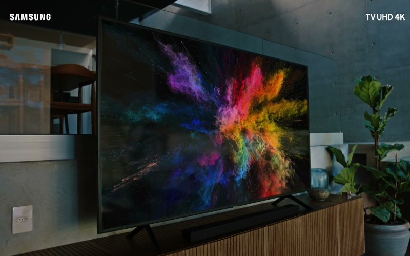 Samsung apresenta campanha para mostrar diferenciais da nova TV 4K