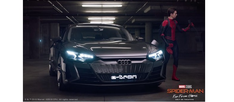Audi Q8, A7 e e-tron estrelam longa ‘Homem-Aranha: Longe de Casa’