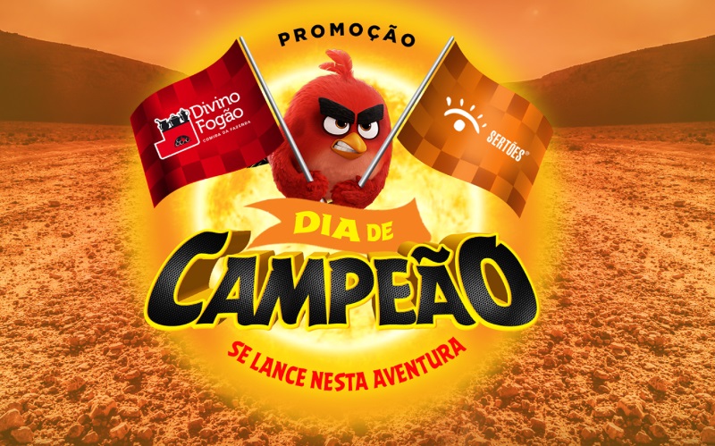 No Dia dos Pais, Divino Fogão lança promoção em parceria com “Angry Birds 2 – O Filme”
