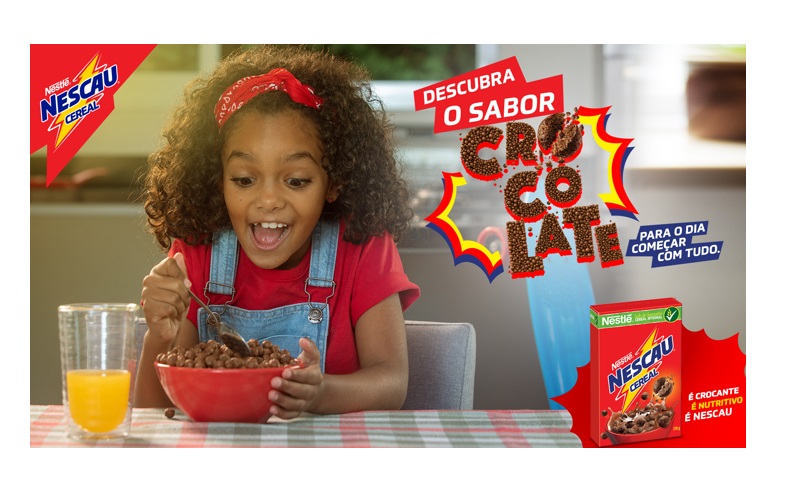 Nova campanha ressalta o sabor de Nescau Cereal: o “Crocolate”