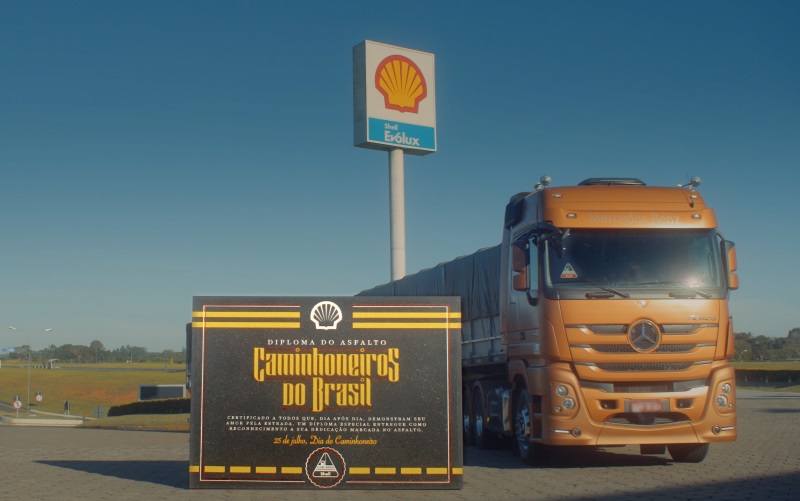 Shell lança “Diploma do Asfalto” em homenagem aos caminhoneiros de todo o Brasil