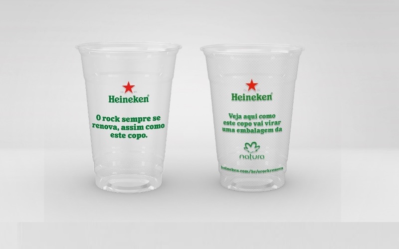 Heineken e Natura anunciam parceria que promoverá reciclagem no Rock in Rio 2019