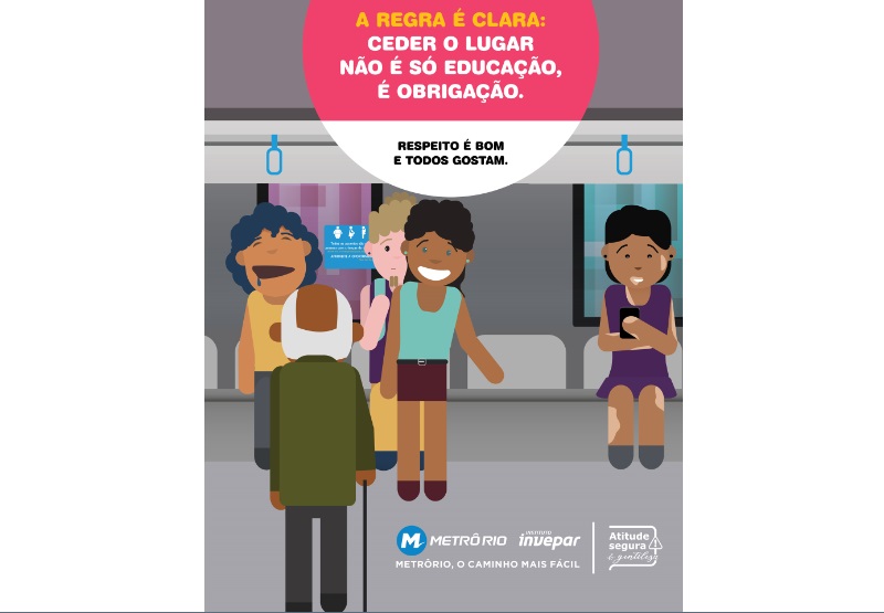 MetrôRio promove campanha educacional criada pela Sides