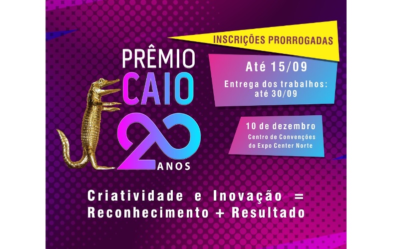 Prêmio Caio 2019 prorroga período de inscrições