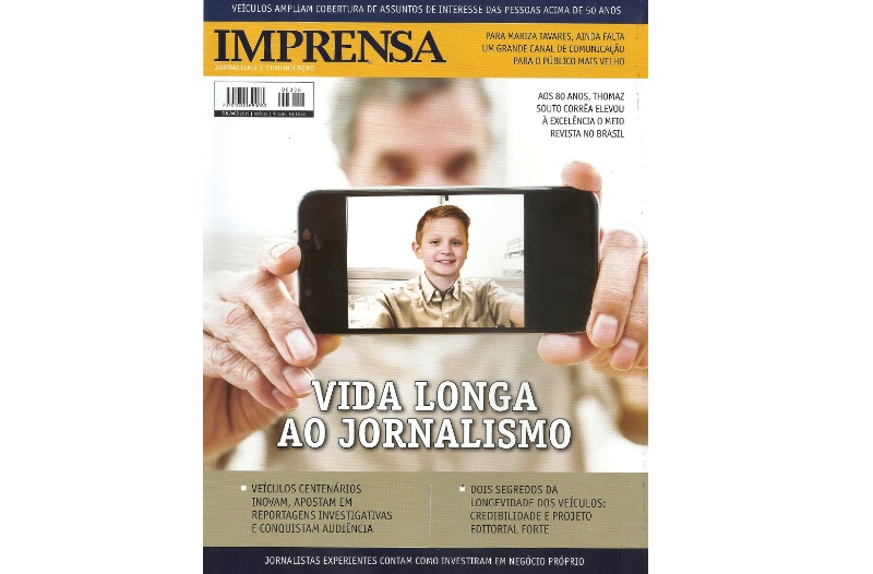 Longevidade e Jornalismo, é destaque na Revista Imprensa