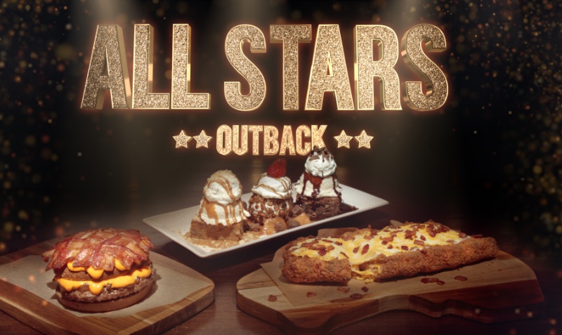 Outback lança campanha All Stars e apresenta estrelas do menu em versões exclusivas