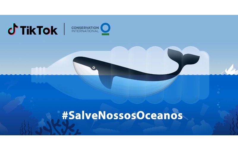 TikTok e Conservação Internacional promovem campanha #SalveNossosOceanos