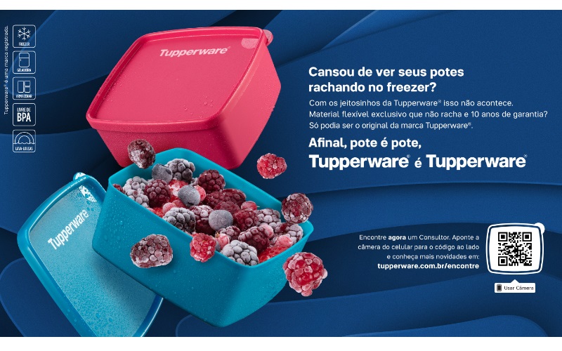 Iris Worldwide cria campanha de Tupperware focada nos produtos