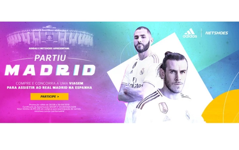 #PartiuMadrid: em parceria com a adidas, Netshoes leva clientes para jogo do Real Madrid