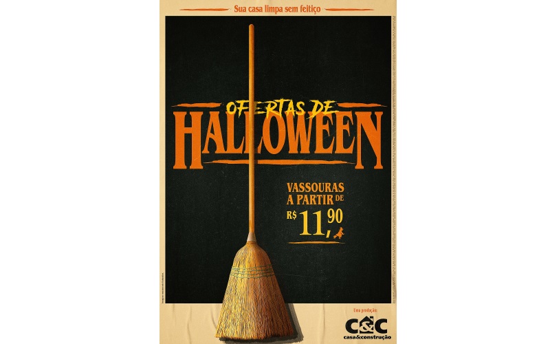 Halloween inspira nova campanha de C&C