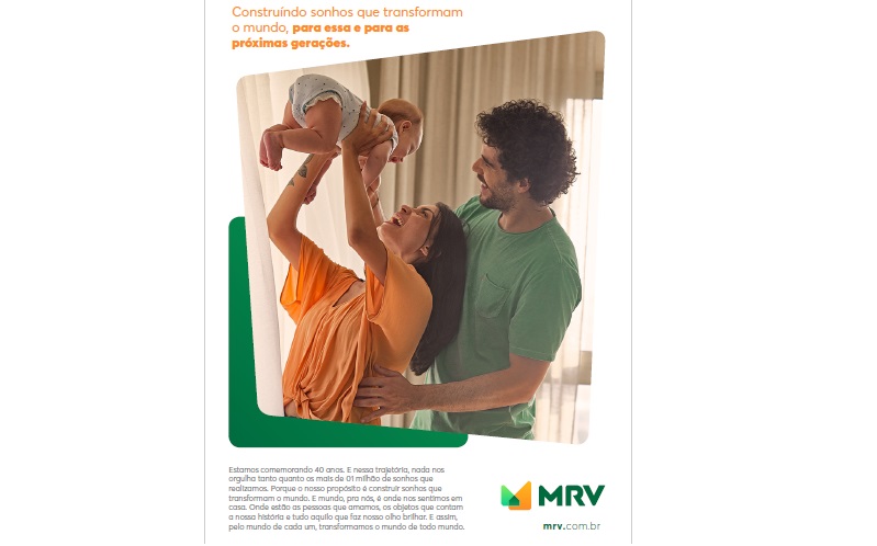 MRV completa 40 anos com nova marca e posicionamento
