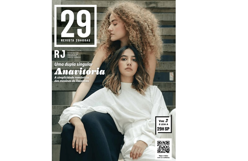 Revista 29HORAS de outubro traz uma entrevista exclusiva com a dupla Anavitória
